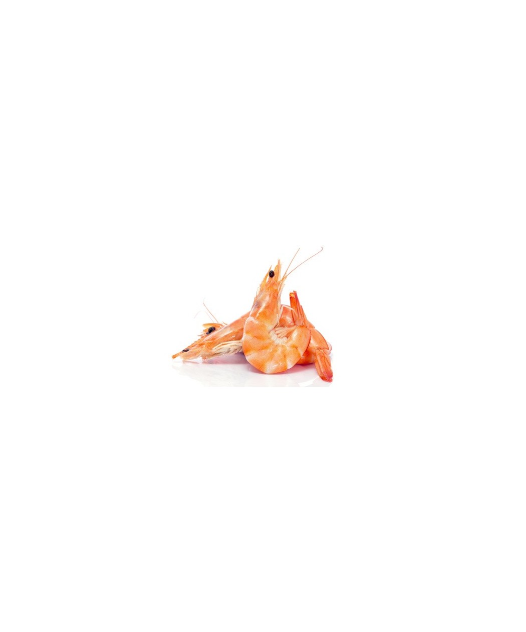 Crevette rose cuite 40/60  lot 2 kg Madagascar ( Pandalus spp)