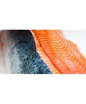 Filet de saumon la piéce de 1,1 kg poissonnerie 