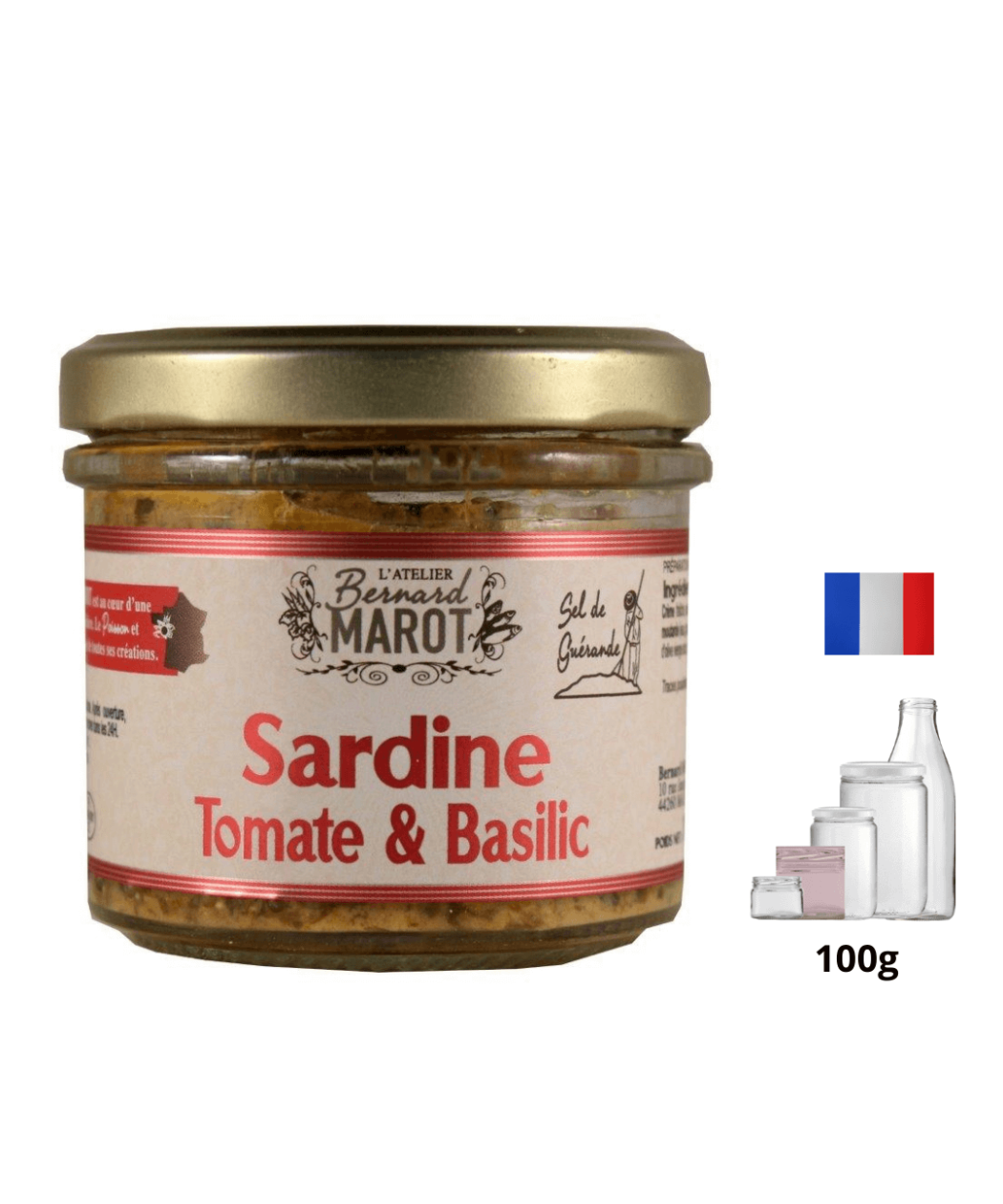 Sardine tomate et basilic