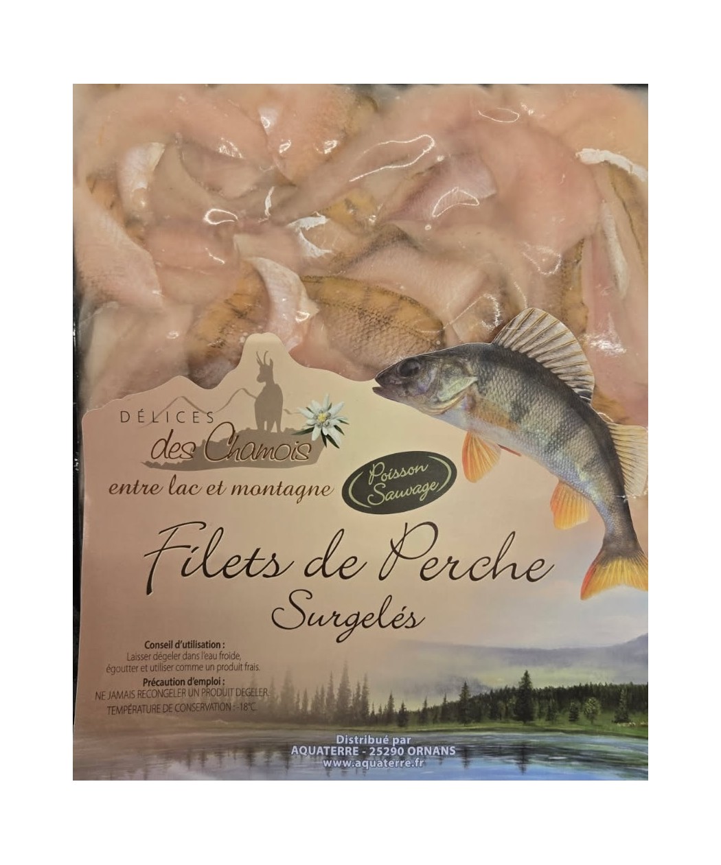 Filet de perche Surgelé 10/30grs 0,400kg
